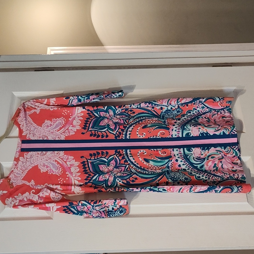 Lilly Pulitzer Sophie dress XS SPF tangerine dream